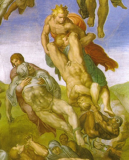 死者の復活 ミケランジェロ 最後の審判